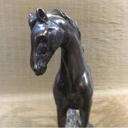 銅器 十二支馬 馬到成功 招財馬 家内 玄関 風水 装飾品 工芸品 置物 