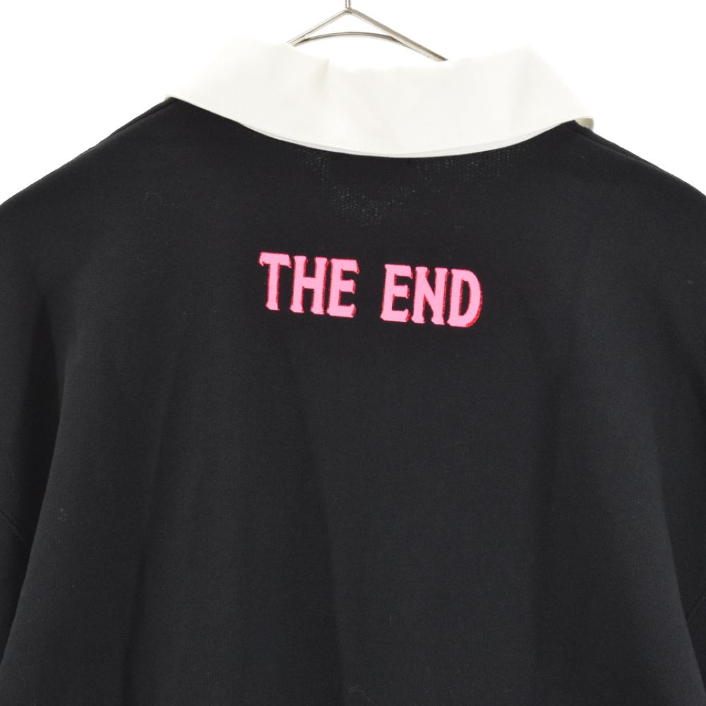 極美品★CHANEL シャネル 21SS P70689 コットン100％ GABRIELLE COCO No5 ココマークロゴプリント 長袖ポロシャツ ブラック S レディース CHANEL - 極美品☆CHANEL シャネル 21SS P70689 コットン100