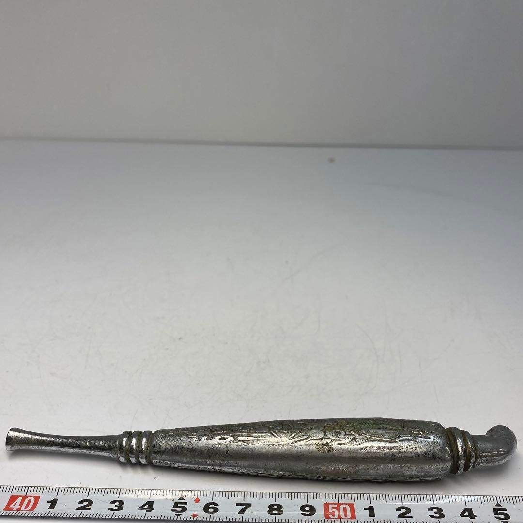 特大 時代彫金パイプ