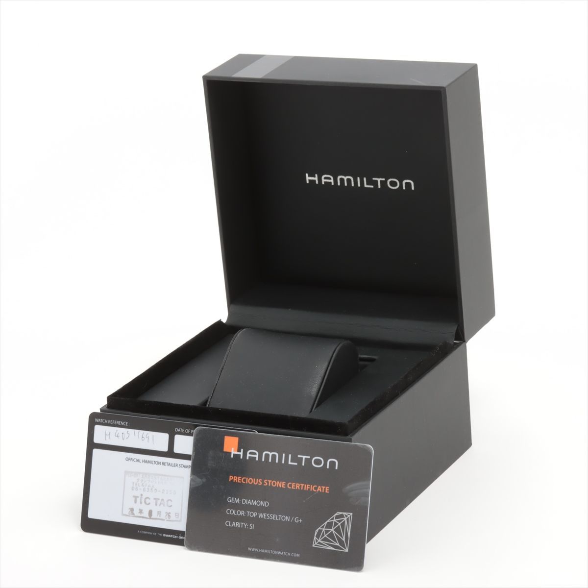 Hamilton ハミルトン レイルロード 腕時計 H403110 SS×革 QZ