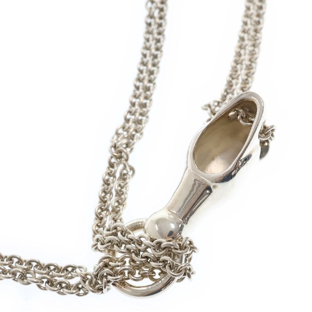 ギャロップネックレス HERMES (エルメス) ギャロップ ホース ダブルチェーンネックレス