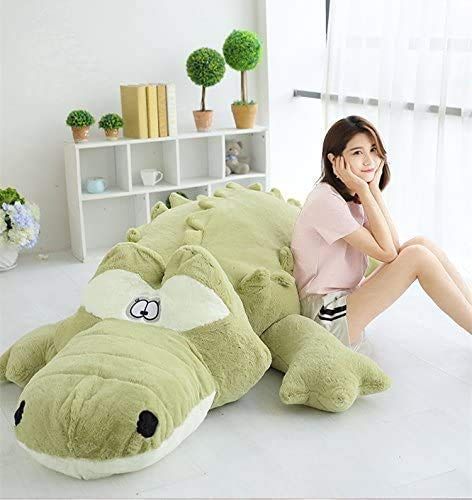 特大ワニぬいぐるみ 200cm ワニ ぬいぐるみ インテリア グリーン 1777 Amazon.co.jp: ワニのぬいぐるみ、巨大な緑のワニのぬいぐるみ