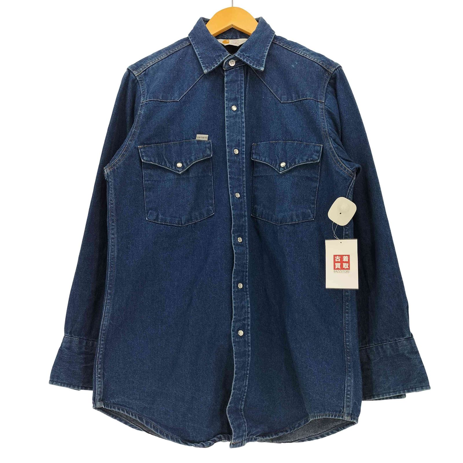 カーハート Carhartt 80-90S 三角タグ デニム ウエスタンシャツ メンズ 表記無 