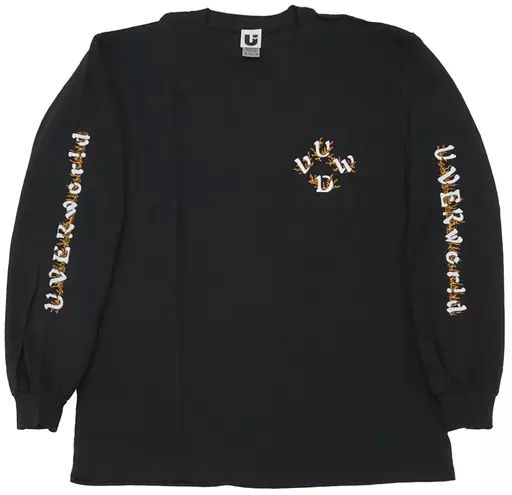 中古】衣類 UVERworld ロングスリーブTシャツA ブラック Sサイズ