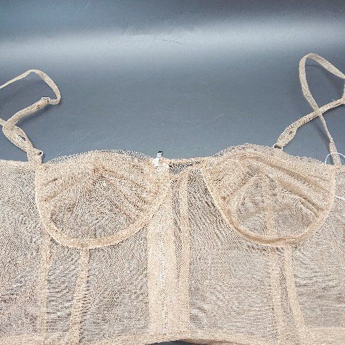◇ MAISON SPECIAL 透け感 キャミソール ジップアップ フロント