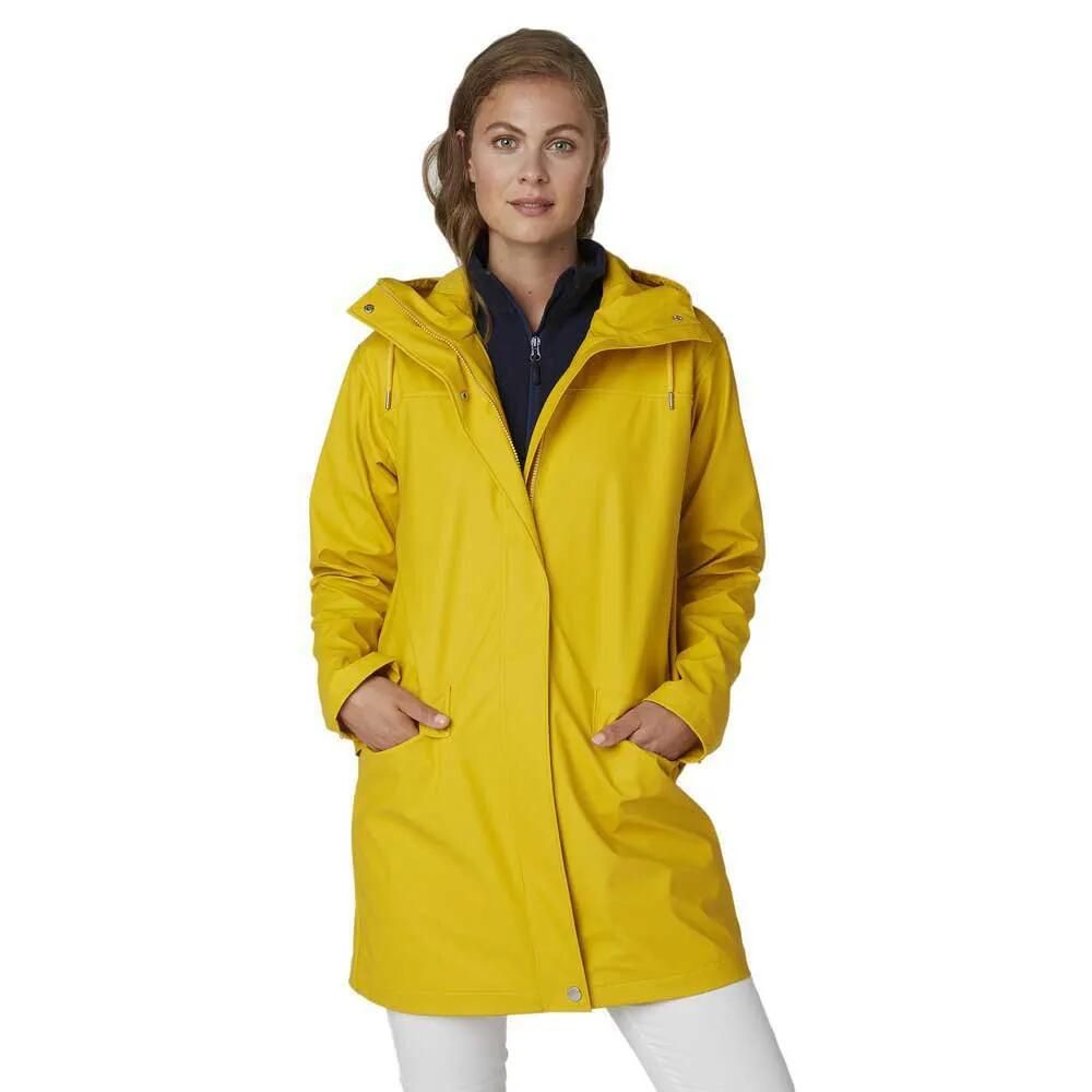 お取り寄せ ２～４週間で発送 ヘリーハンセン モス レイン コート レディース Essential Yellow t HELLY HANSEN Moss Rain coat t