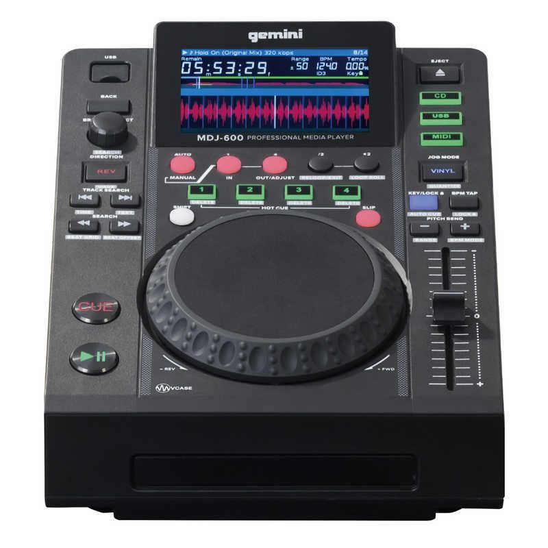 送料無料 ♥ 未開梱 GEMINI Ｇｅｍｉｎｉ ＵＳＢ ＣＤプレイヤー MDJ-600