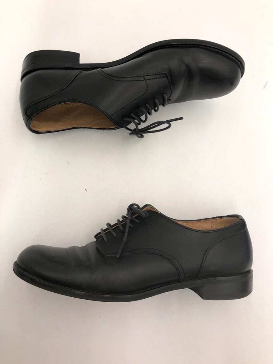 bulle de savon ビュルデサボン Kvell ケベル 本革 レザー プレーントゥ シューズ size 23 黒 レディース