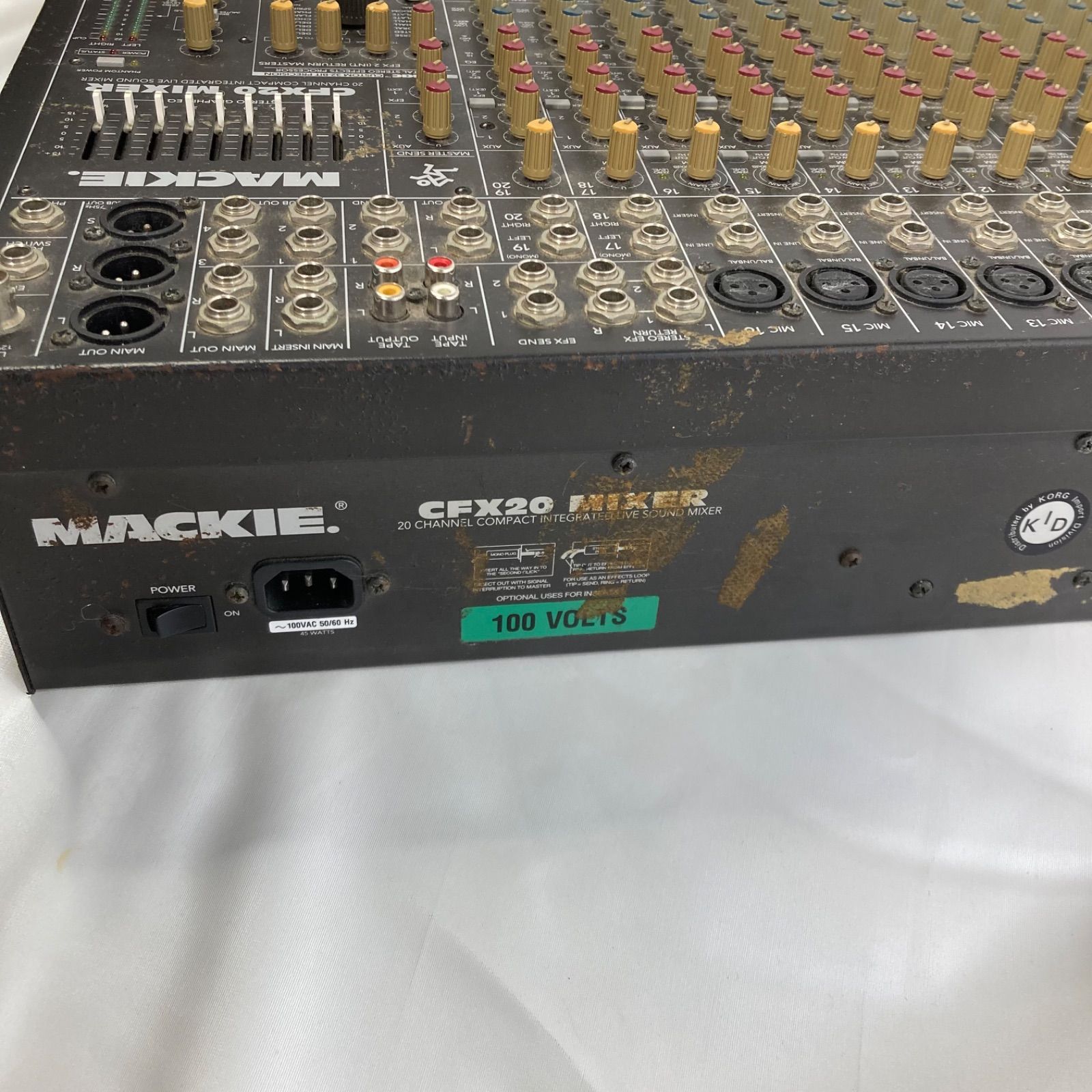 【訳あり】 MACKIE マッキー 20ch ライブサウンドミキサー CFX20 訳あり】 MACKIE マッキー 20ch ライブサウンドミキサー CFX20