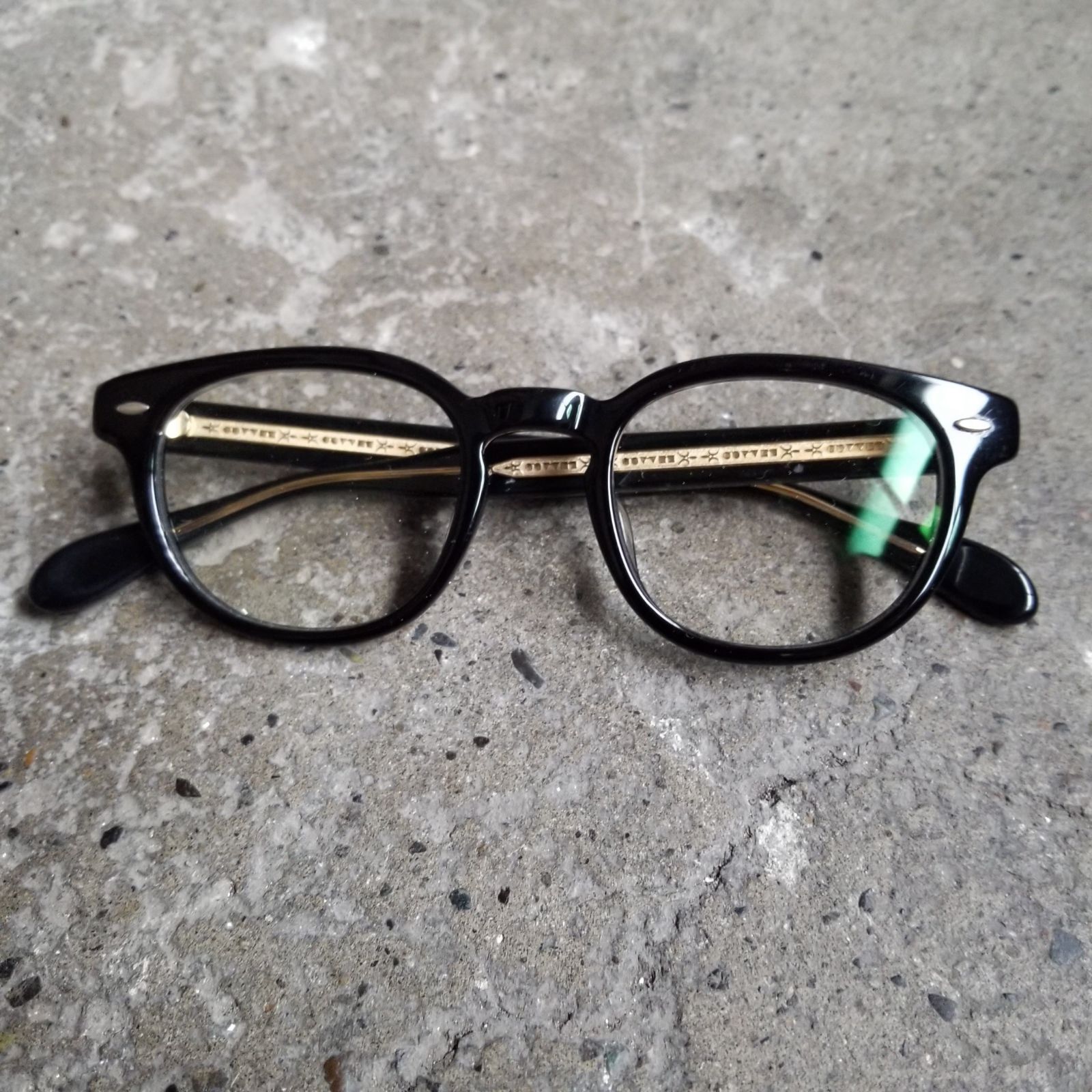 OLIVER PEOPLES Sheldrake-P 47 BK/G オプテックジャパン期 オリバー 