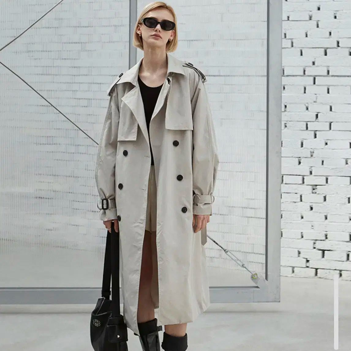 ニックとニコール NICK NICOLE オーバーサイズ トレンチコート