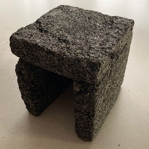 溶岩石プレート10×10cm 4枚 隠れ家 バスキング 陸地 - メルカリ