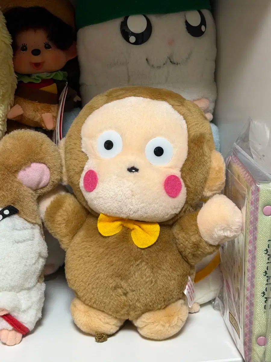 ヴィンテージ 1996年 日本 クラシック Sanrio モンキーチ ぬいぐるみ 猿