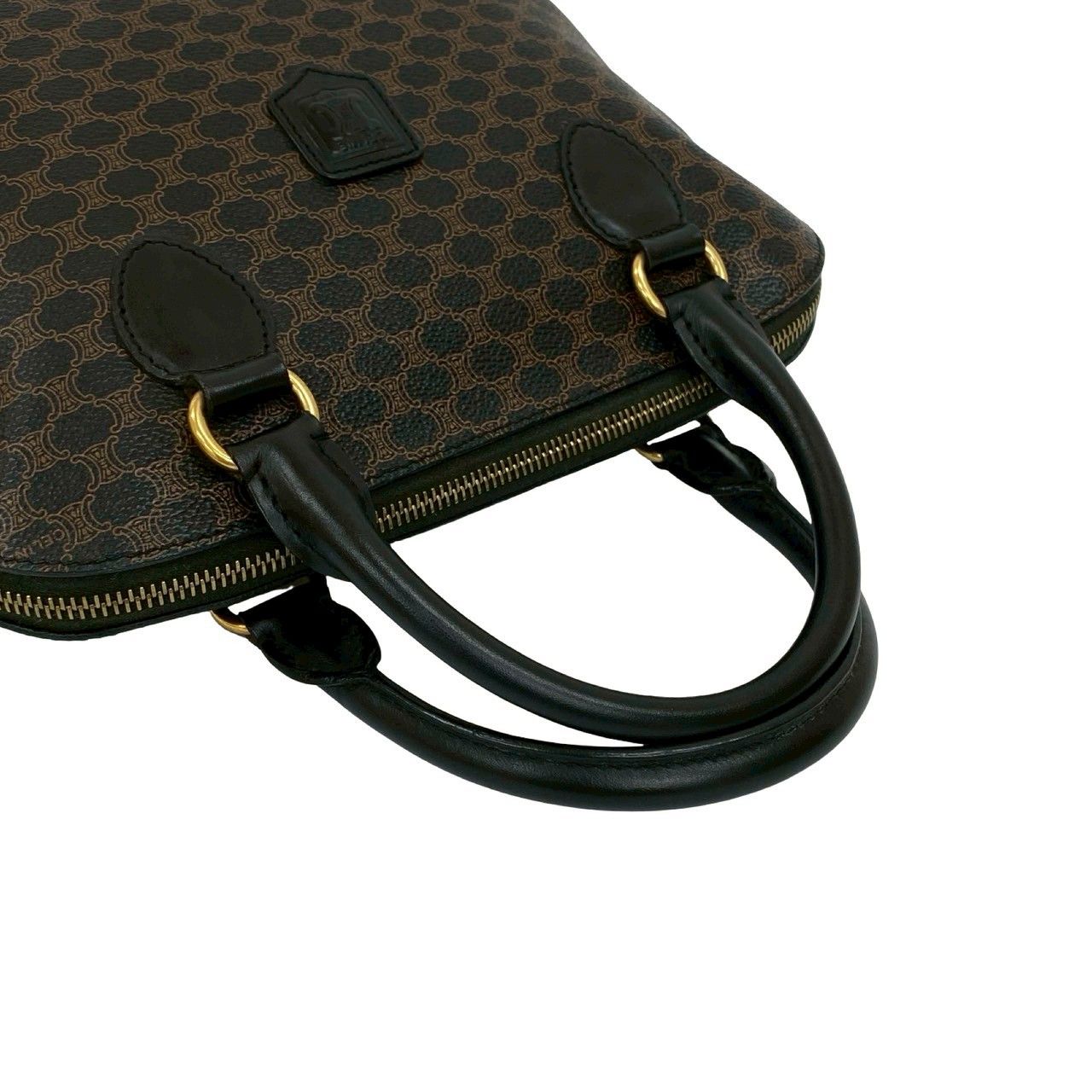 極 美品 CELINE セリーヌ ヴィンテージ マカダム ブラゾン
