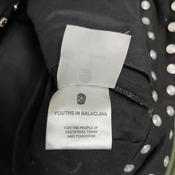 新品】YOUTH IN BALACLAVA スタッズ クレリック Gジャン - Concept