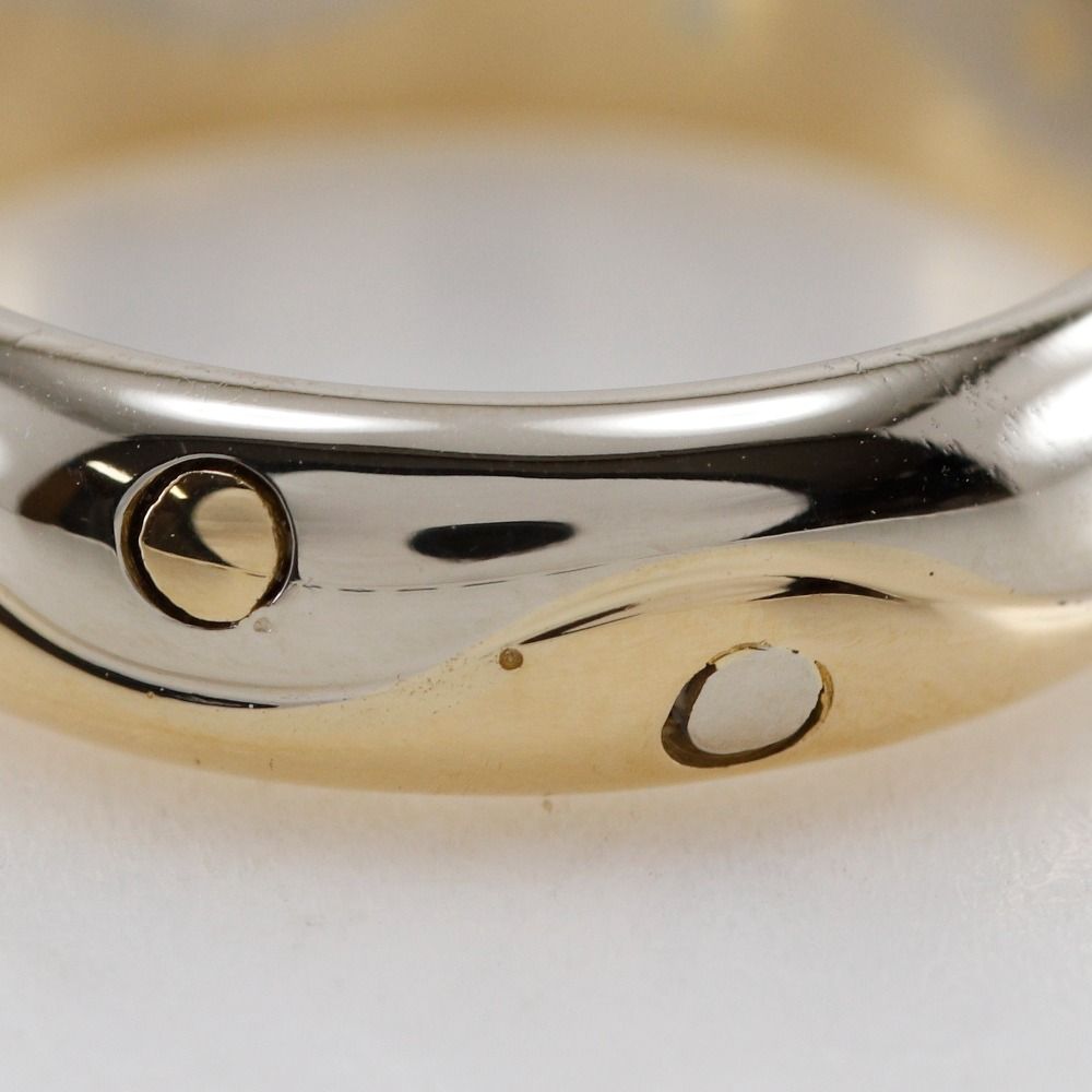 BVLGARI】ブルガリ オンダ コンビ K18イエローゴールド×K18ホワイト  