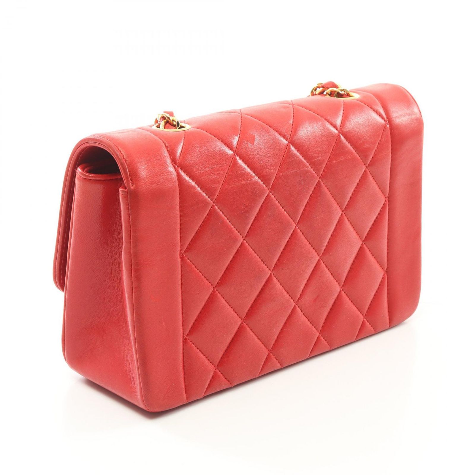 シャネル CHANEL ショルダーバッグ マトラッセ ダイアナフラップ  