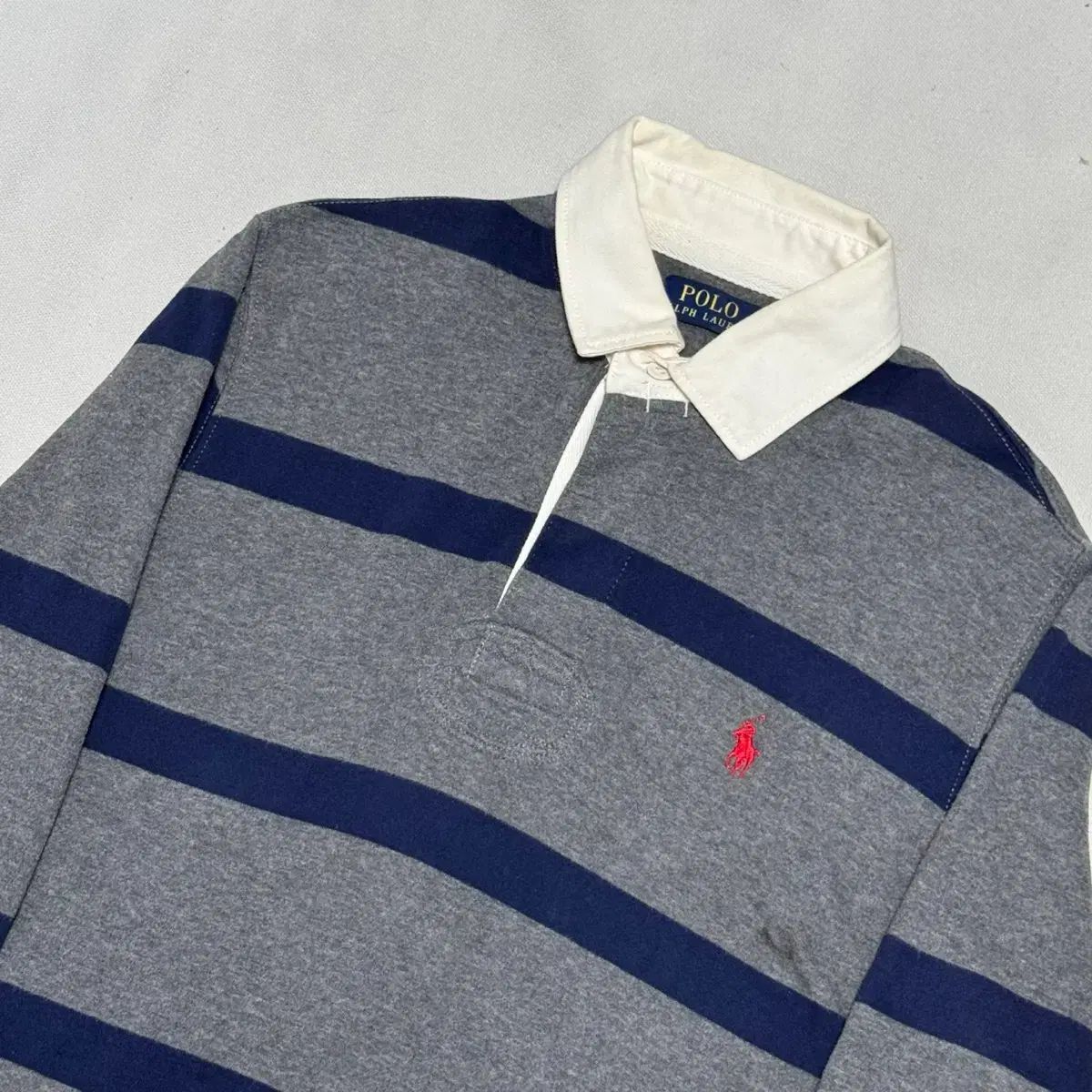 S POLO RALPH LAUREN ポロラルフローレン ストライプ ラグビーシャツ