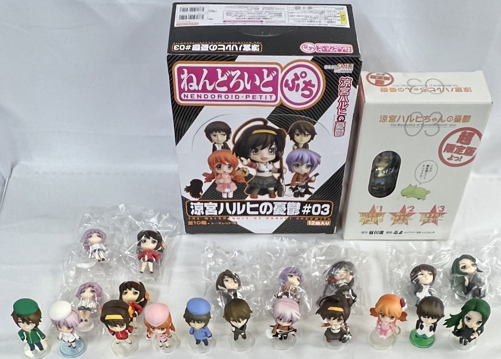 交渉ok【まとめ売り】ねんどろいどぷちを中心に60体以上 ねんどろいどぷち 涼宮ハルヒの憂鬱#03 全11種20個 + 涼宮ハルヒちゃん