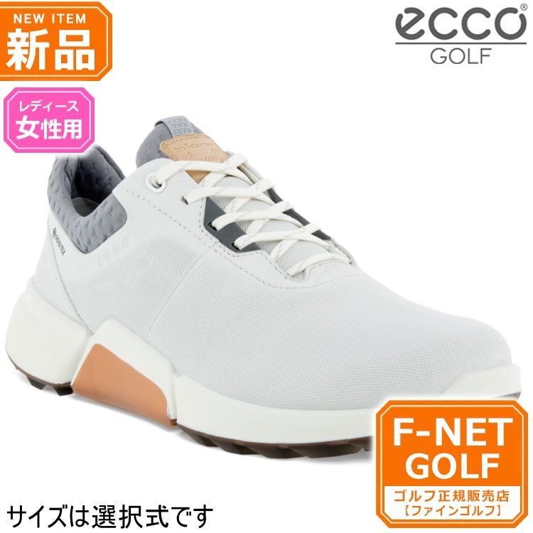 ホワイト/シルバーグレー】日本正規品 ECCO エコー ゴルフシューズ EG108203 Biom Hybrid バイオム・ハイブリッド・フォー  【靴ひもタイプ】(レディース) メルカリ