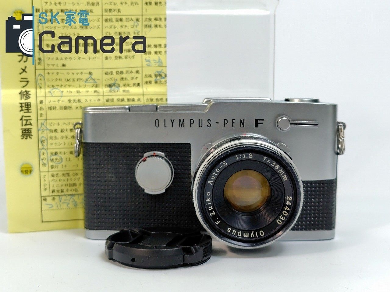 実用】 OLYMPUS-PEN F PEN-FV F.Zuiko Auto-s 38ｍｍ F1.8 オリンパス 2024年8月修理済 30日保証 ペン  美品 - メルカリ