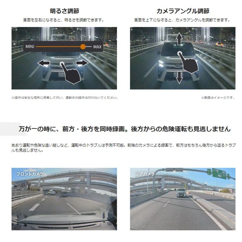 車内用リアカメラモデル