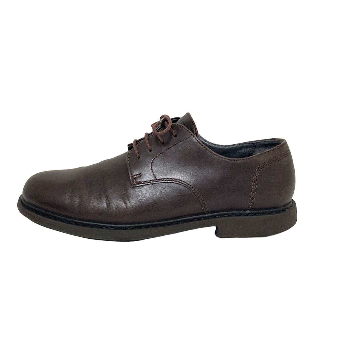 CAMPER カンペール シューズ 41 メンズ ニューマン K100152-009 ダークブラウン ダービー レザー