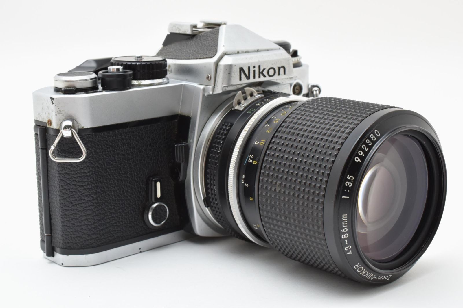 【フィルムカメラ】Nikon FE + Ai 43-86mm F3.5 Nikon／ニコン FE シルバー ボディ + Ai 43-86mm F3.5 レンズ
