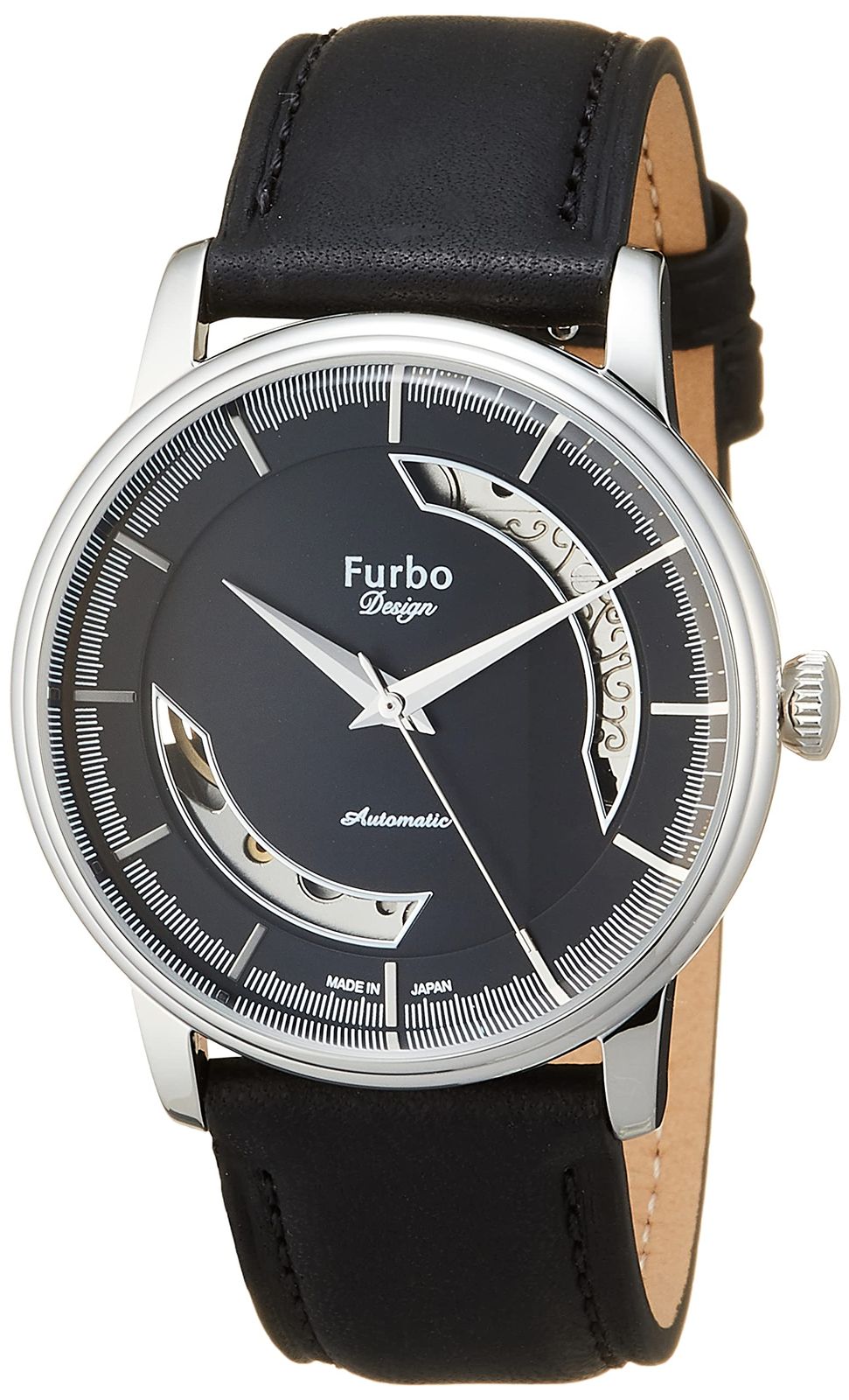 Furbo Design フルボデザイン 自動巻き腕時計 フルボデザイン ニューノーマル NF01W-BK メンズ ブラック NF01W-BK