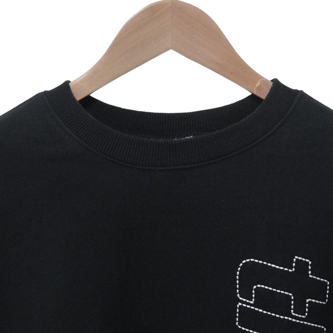 thisisneverthat 黒 スウェット ブラック　L thisisneverthat トレーナー スウェット T-Logo LT Crewneck