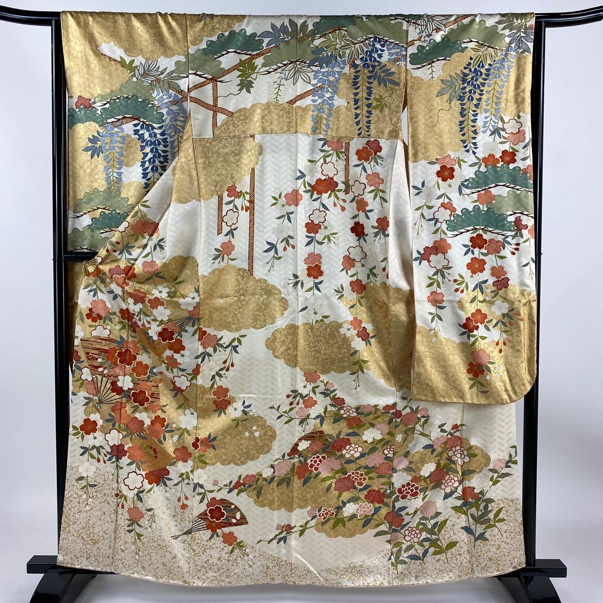 吾妻徳穂　本格古典柄　振袖フルセット　身丈161.5  裄65.5 中古美品 吾妻徳穂本格古典柄振袖フルセット身丈161.5 裄65.5 中古美品
