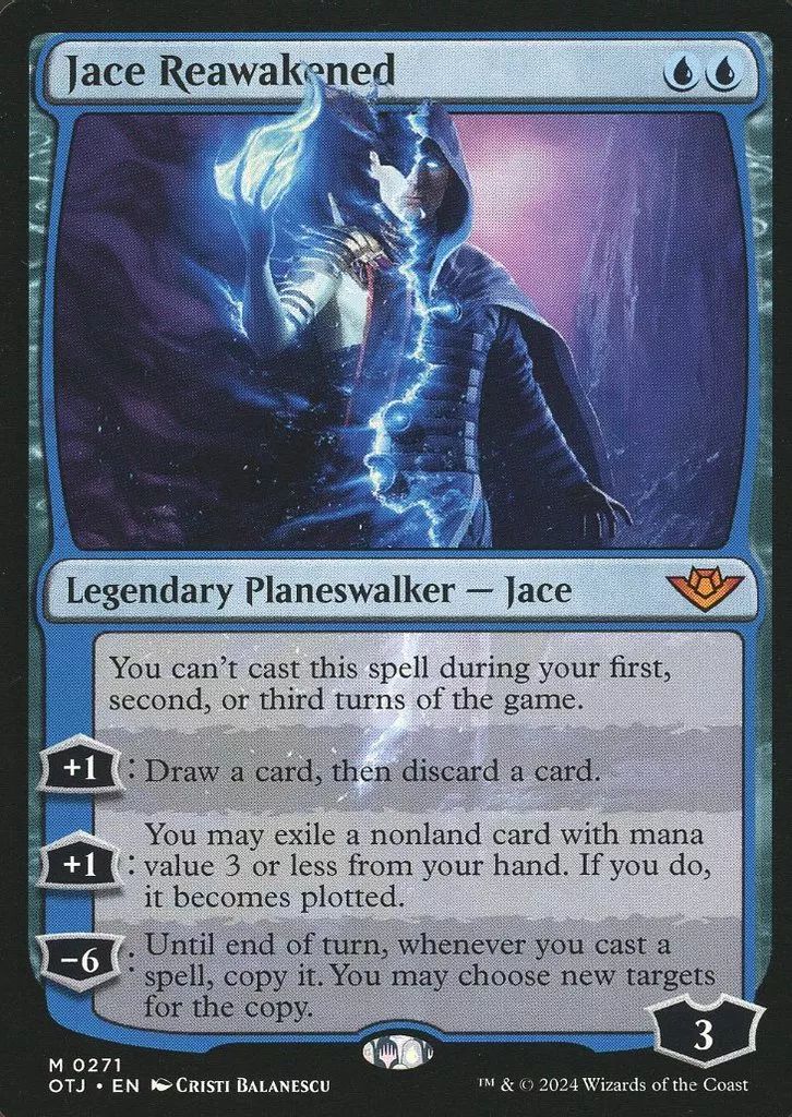 中古】マジックザギャザリング 0271[神話R]：【OTJ】Jace Reawakened