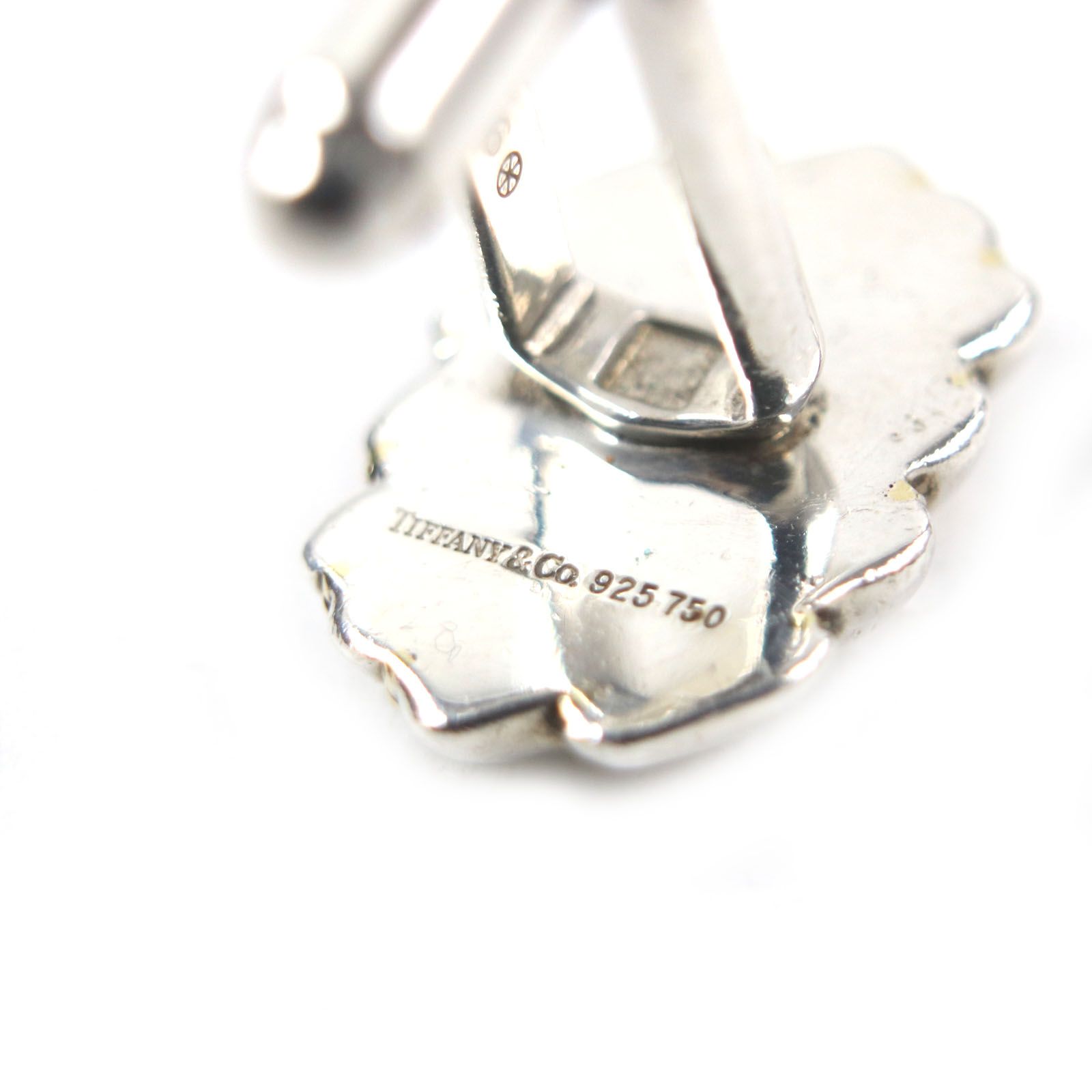 美品▽TIFFANY&Co. ティファニー コンビ ツイストロープ カフスボタン