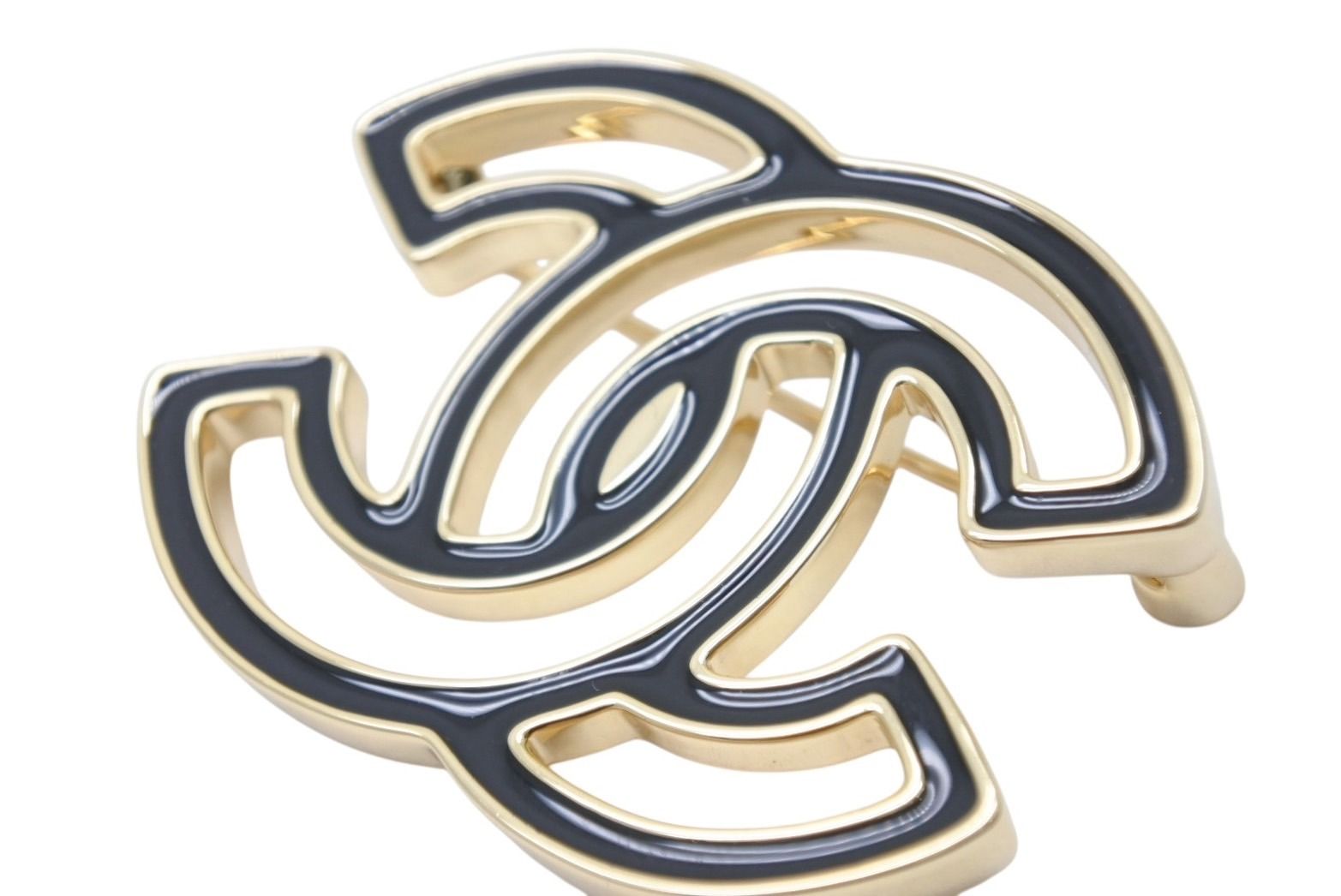 極美品 CHANEL シャネル ココマーク ブローチ 重量約35.0g B24A刻印