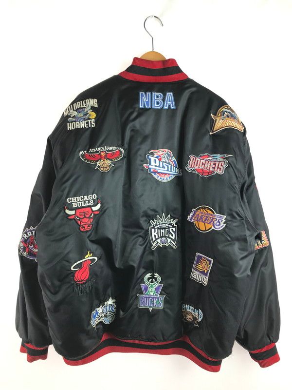 品 NBA エヌビーエー × UNIQUE ユニーク 90 S NBAオールスターワッペンスタジャン 90年代 アウター 146-251020-na-06-tag