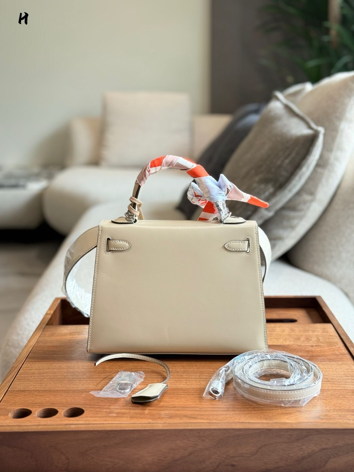 今日特価】Herm?s Kelly Box Leather 25cm NEZHA Co-Branded