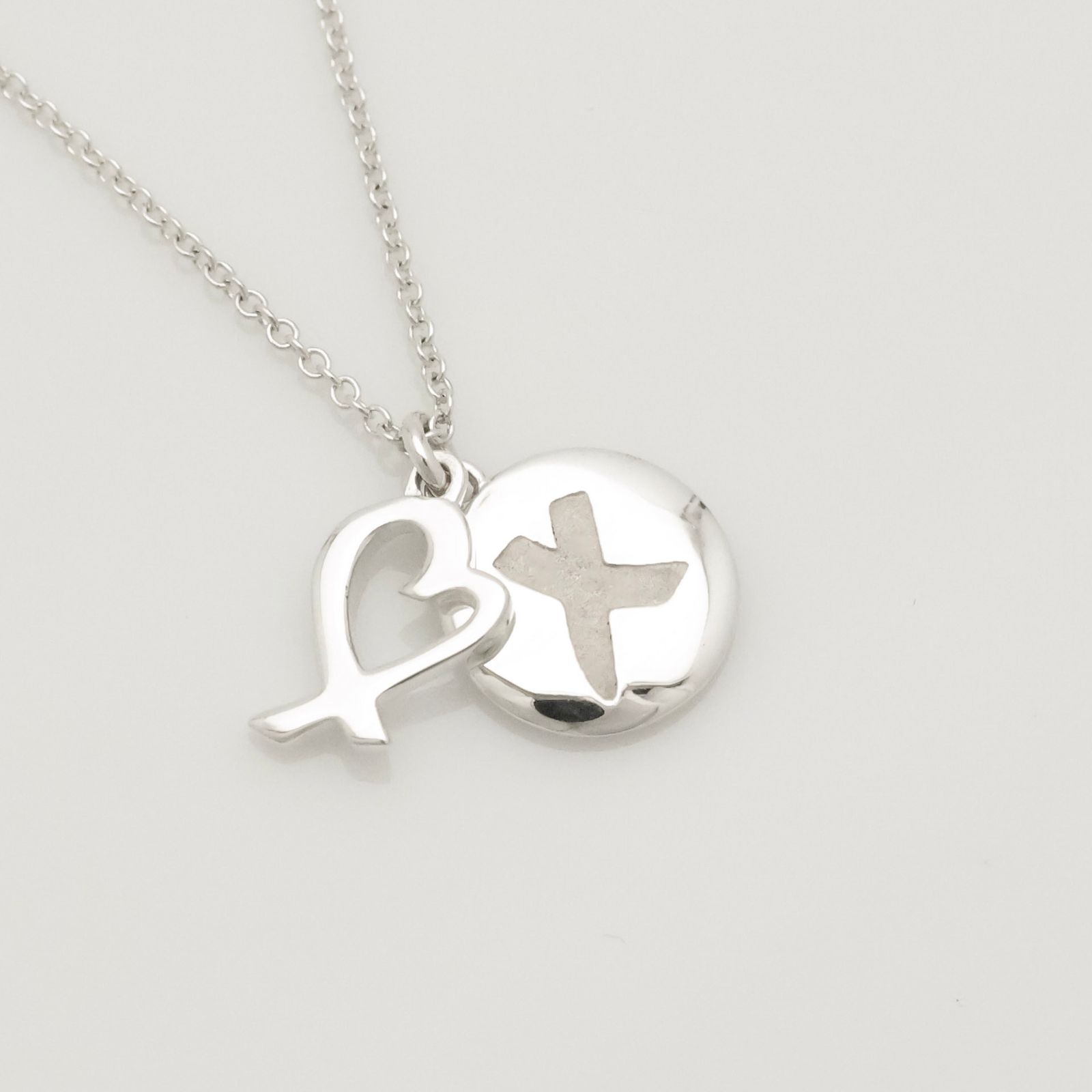 美品】ティファニー TIFFANY&Co. ラビング ハート ラウンド