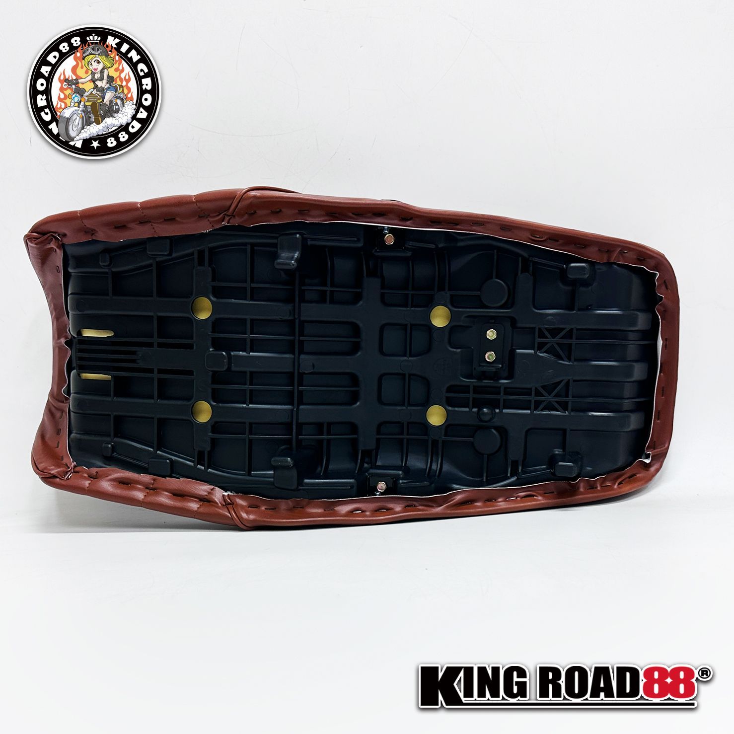 XJR400 前期 4HM タックロールシート / あんこ抜き ブラウン XJR400 前期 4HM タックロールシート / あんこ抜き ブラウン
