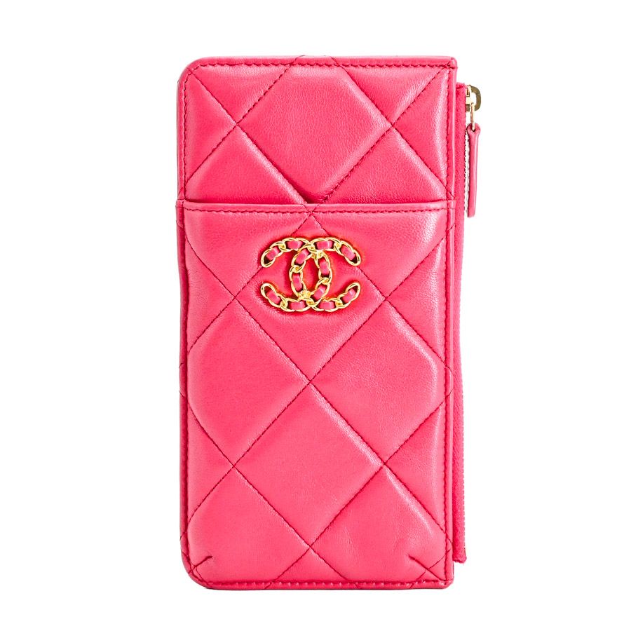 CHANEL シャネル ケース CHANEL19フォン-カードホルダー AP1182