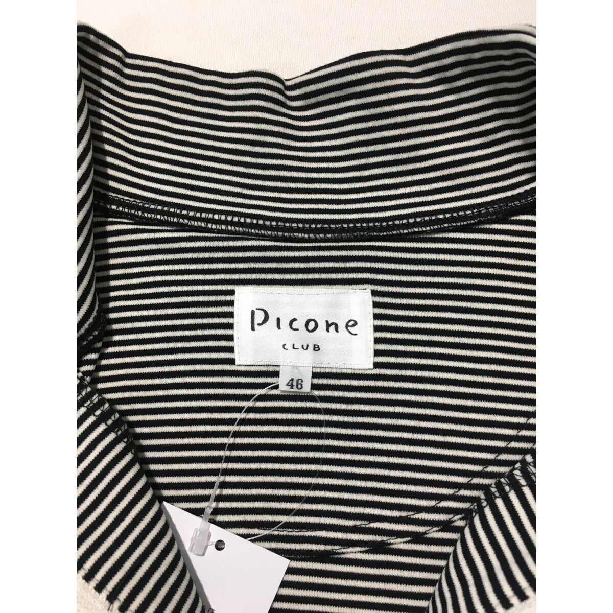coco 中古 ピッコーネクラブ PICONE CLUB メンズ 半袖ポロシャツ 50(LL) 黒 ブラック 総プリント 24時間以内/匿名配送】ピッコーネクラブ メンズ 半袖 ポロシャツ