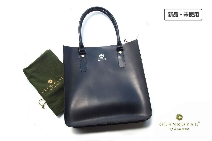 ｜ ｜グレンロイヤル｜GLENROYAL｜2ハンドルトートバッグ｜2 HANDLE TOTE BAG｜ 01-6087｜伊勢丹バイ モデル｜ブラック×グリーン