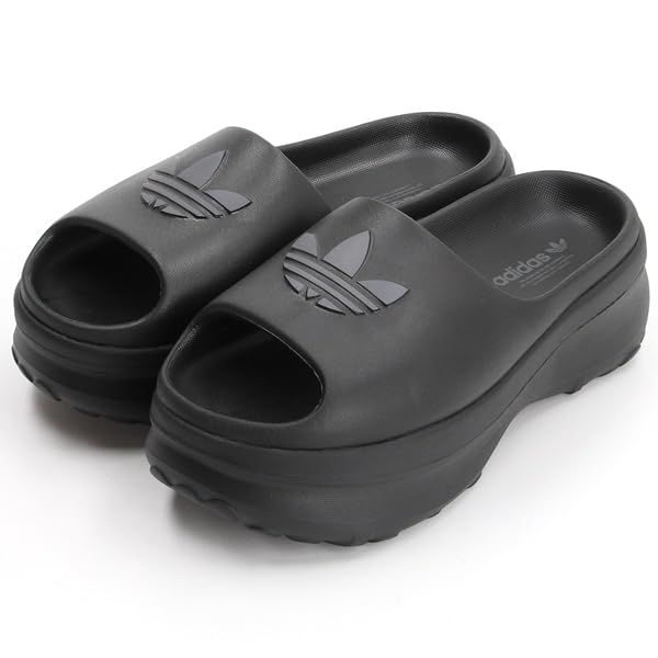 アディダス オリジナルス adidas ADIFOM STAN SLIDE W コアブラック|グレーシックス|コアブラッ 25.5 コアブラック|グレーシックス|コアブラッ 25.5 cm