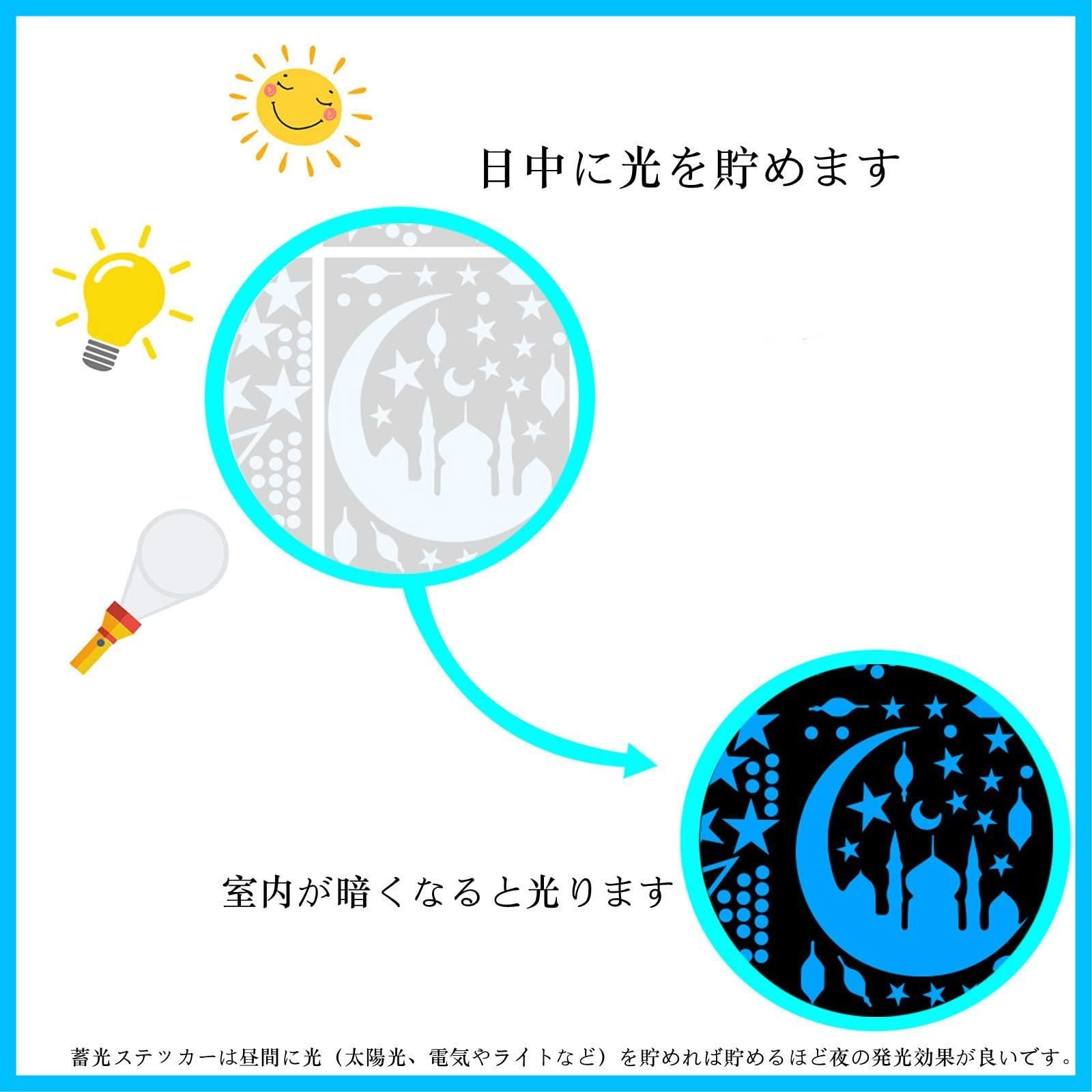 夜光テッカー 家の装飾品