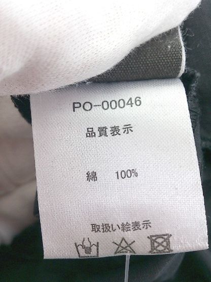 ◇ PATTERN TORSO パターントルソ antiqua 長袖 膝下丈 シャツワンピース ブラック系 レディース P  【1302220001669】