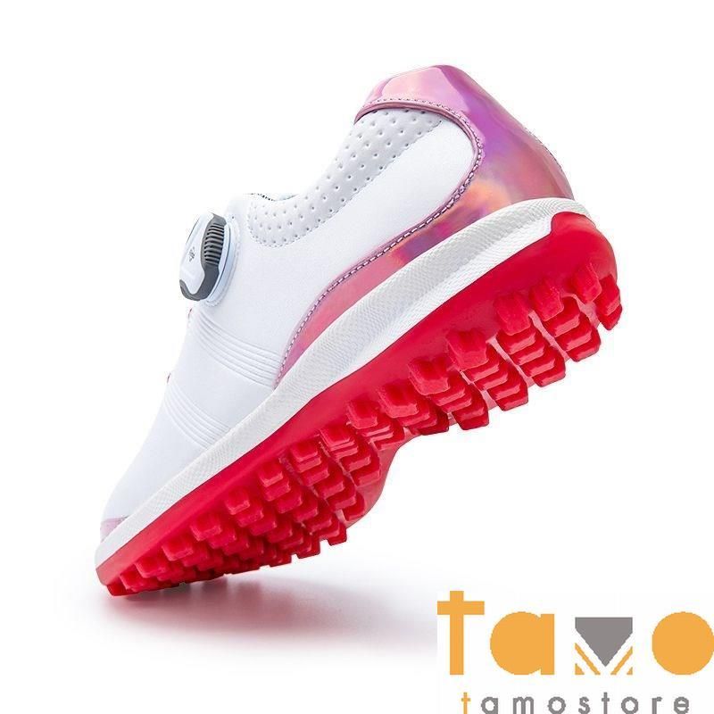 ゴルフ ゴルフシューズ ダイヤル式 ソフトスパイク レディース