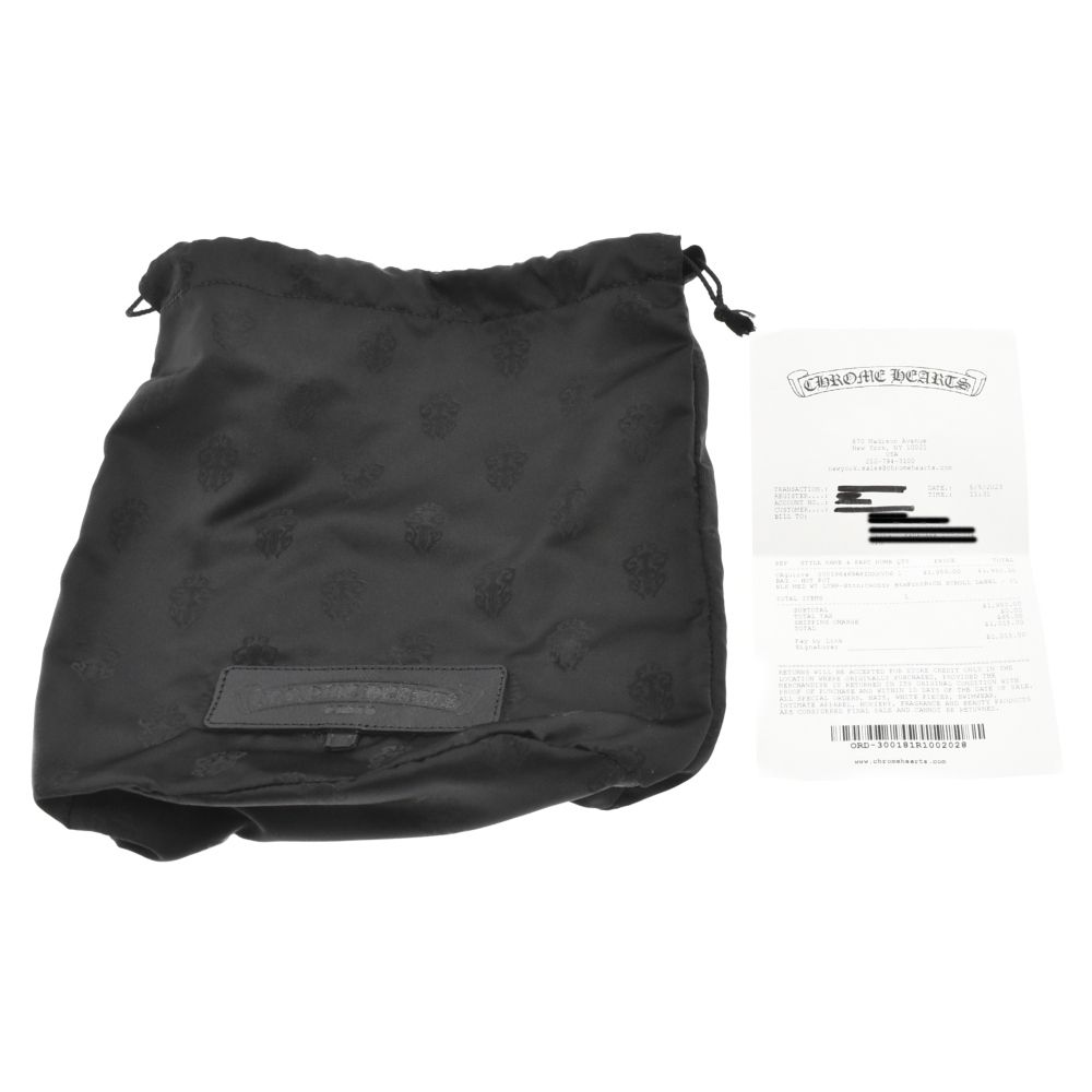 CHROME HEARTS (クロムハーツ) HOTPOT BLACK LEATHER ホットポット