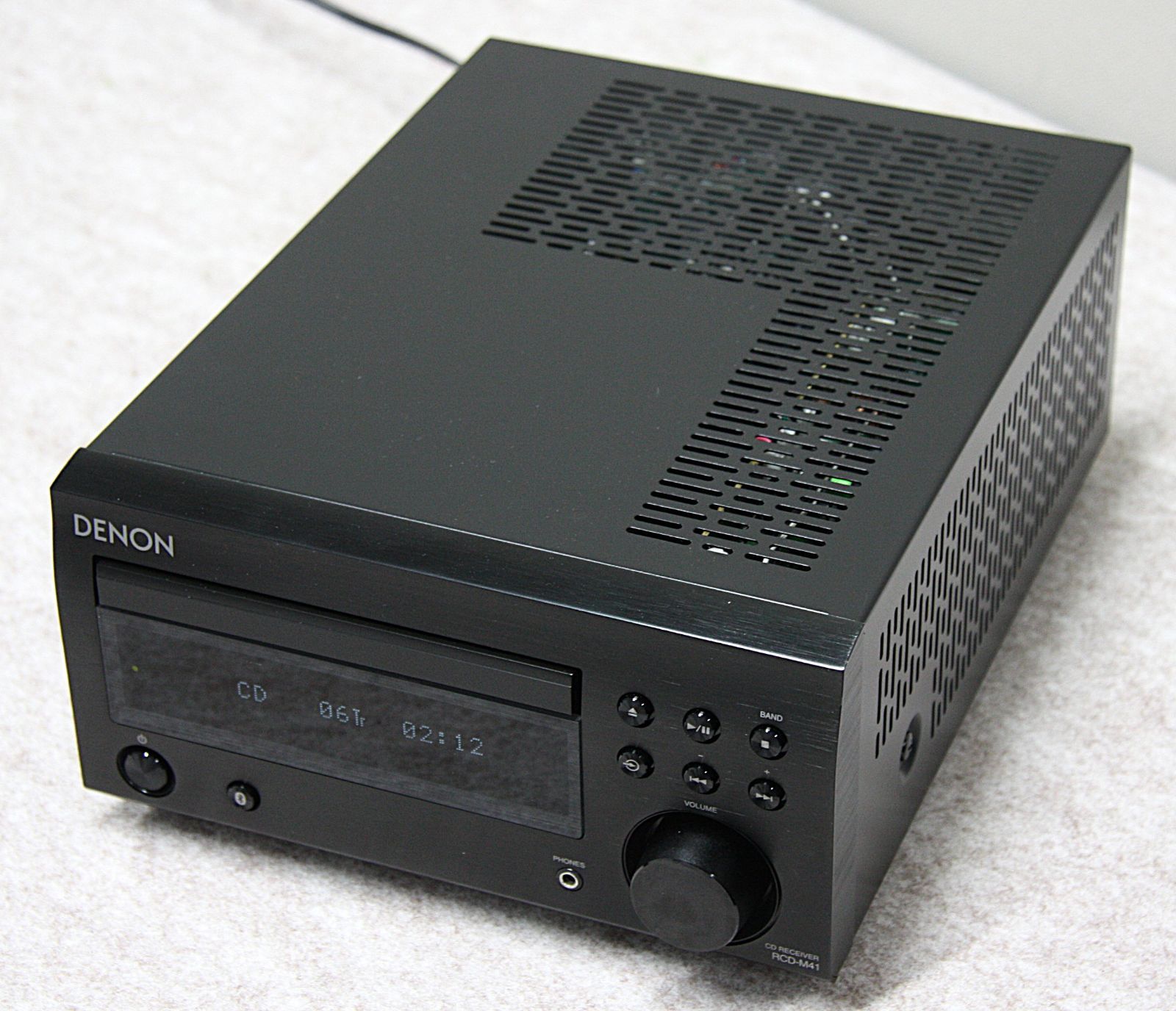 ディスクリートアンプ搭載Bluetooth®対応CDレシーバー RCD-M41ブラックリモコン付
