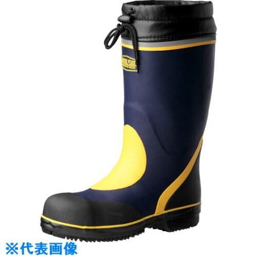 2営業日で発送 ミドリ安全 防寒用安全長靴 ワークプラスブーツ 防寒 ネイビー 26.5cm 777-NV-26.5 1足