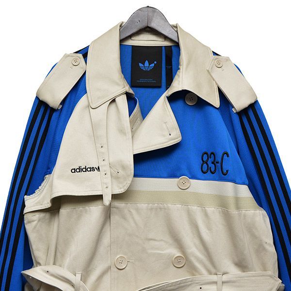adidas アディダス BLUE VERSION 83-C TRENCH COAT ドッキング