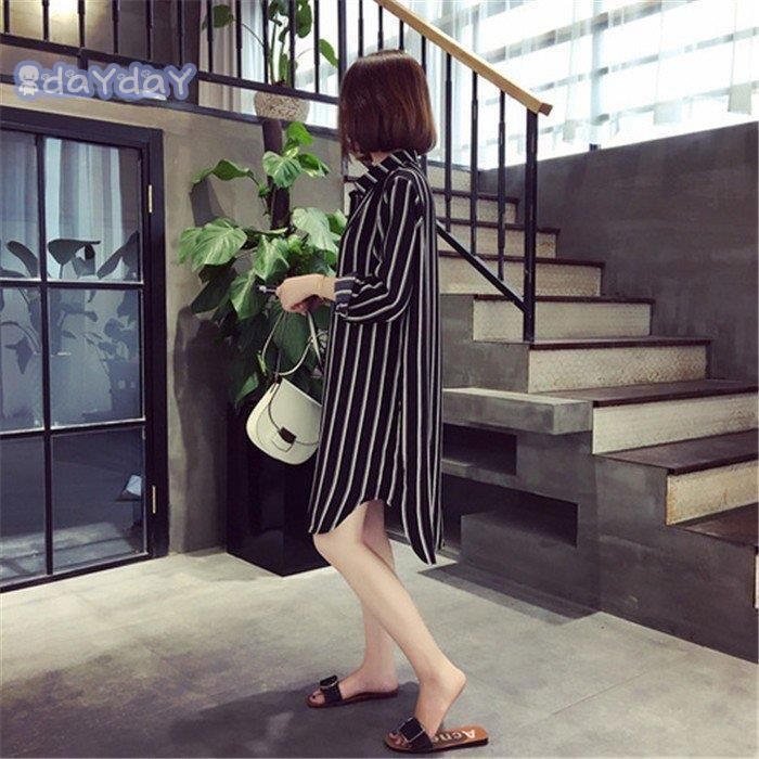 シャツワンピース レディース チュニック ロングシャツ 長袖